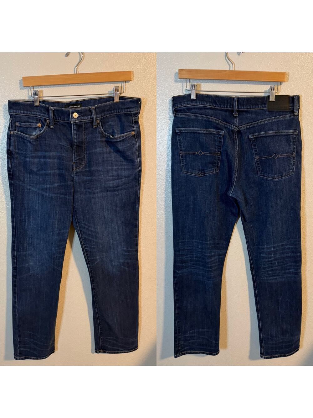 Lucky Brand 363 Vintage Straight Jeans Men's Size 33x32